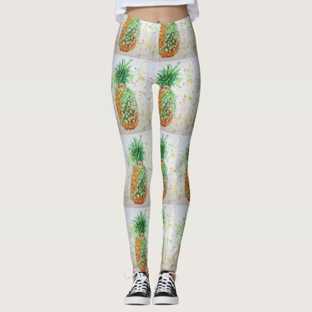 Leggings Cubierta de piña (Anverso)