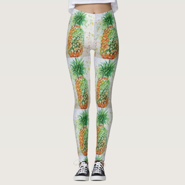 Leggings Cubierta de piña (Anverso)