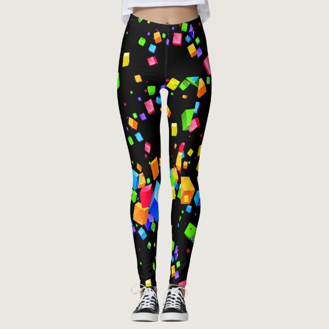 Leggings Cubos coloridos 2 (Anverso)