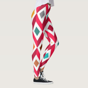 Leggings Cubos rosados 3D