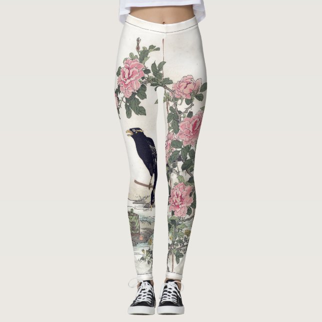 Leggings cuerdas con flores (Anverso)