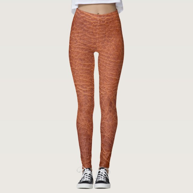 Leggings Cuero marrón (Anverso)
