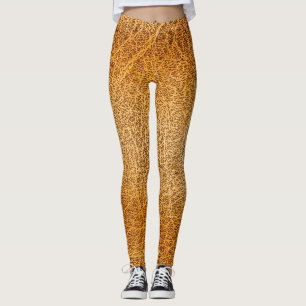 Leggings Cuero marrón: se cierra textura detallada