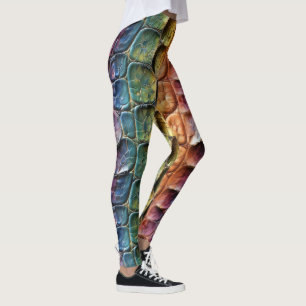 Leggings Cuero Reptil Arcoiris