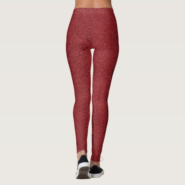 Leggings Cuero Rojo (Reverso)