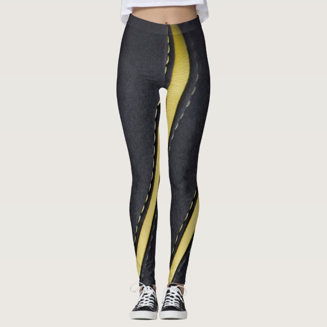 Leggings Cuero y Ante (Anverso)