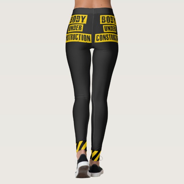 Leggings Cuerpo debajo de las polainas de la construcción (Reverso)