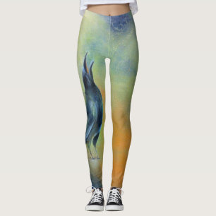 Leggings Cuervo brumoso de la mañana