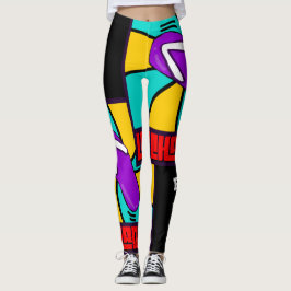 Leggings Cuidado Con La Chancla Funny