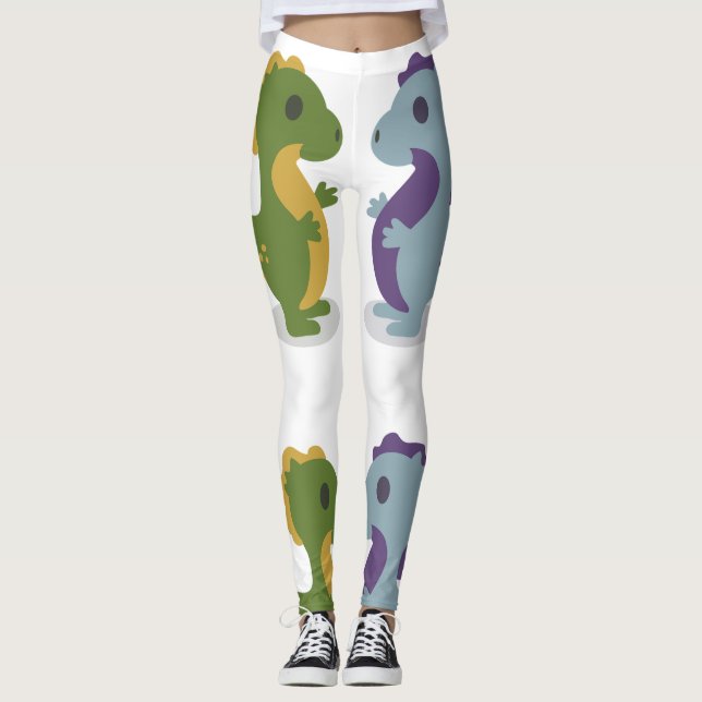 Leggings Cuidado par de dinosaurios Thunder_Cove (Anverso)