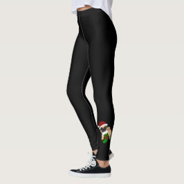 Leggings Cuidados Navidades Pug Stocking