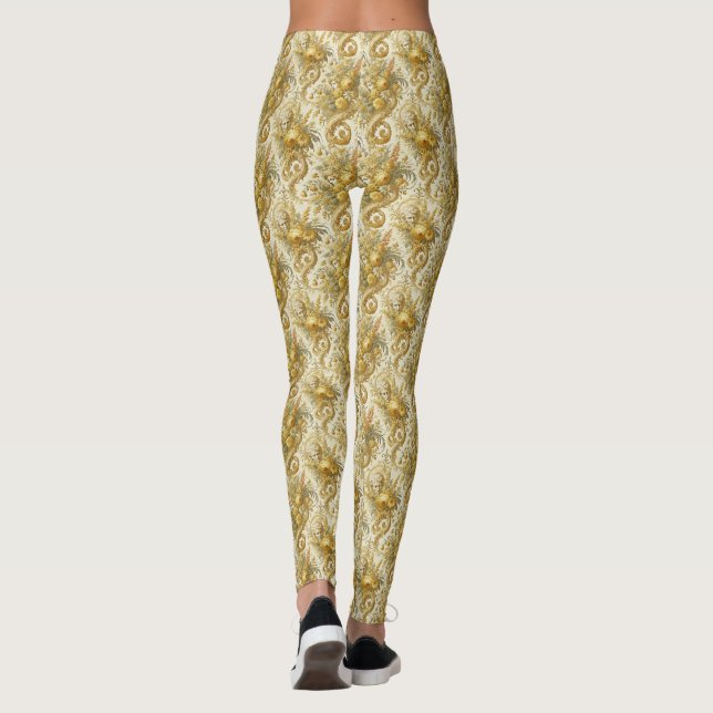Leggings Culpa del oro - Delirio gótico victoriano (Reverso)