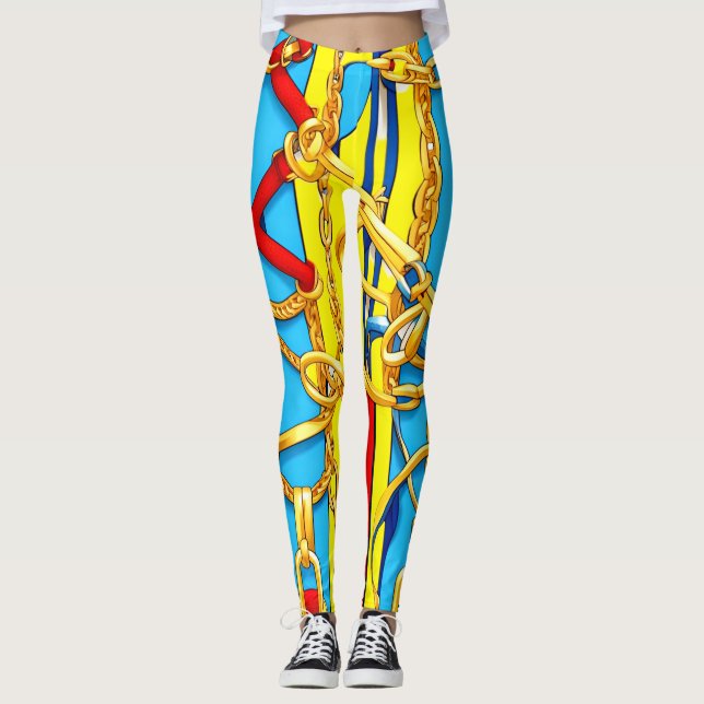 LEGGINGS CULTIVOS, RAPAS Y CADENAS (Anverso)