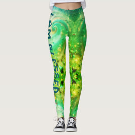 Leggings "Curando verde "Estoy bendecido verde"