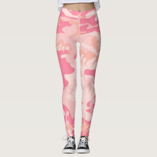 Leggings Cure Camo para cáncer de mama rosa