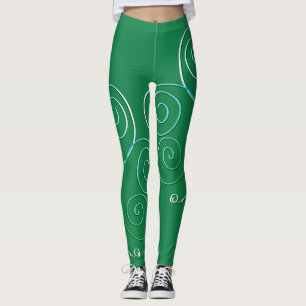 Leggings Curly Shamrock St. Patrick