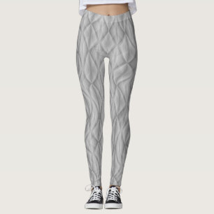 Leggings Curvas de eco - Leyendas geométricas retro