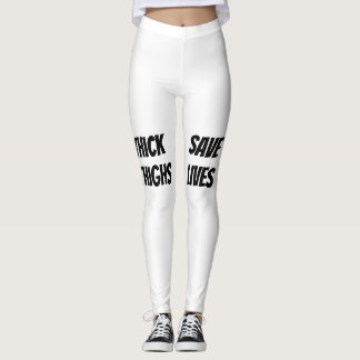 Leggings Curvas del equipo del SG: ¡Los muslos gruesos
