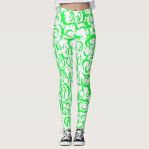 Leggings Curvas verdes