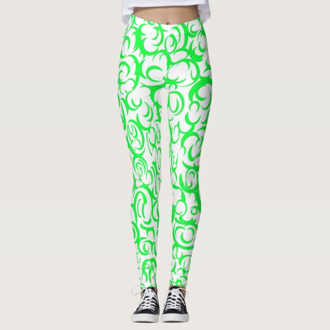 Leggings Curvas verdes (Anverso)