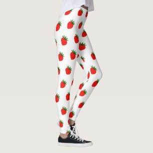 Leggings Cute Baby Girl Red Strawberry Aovers
