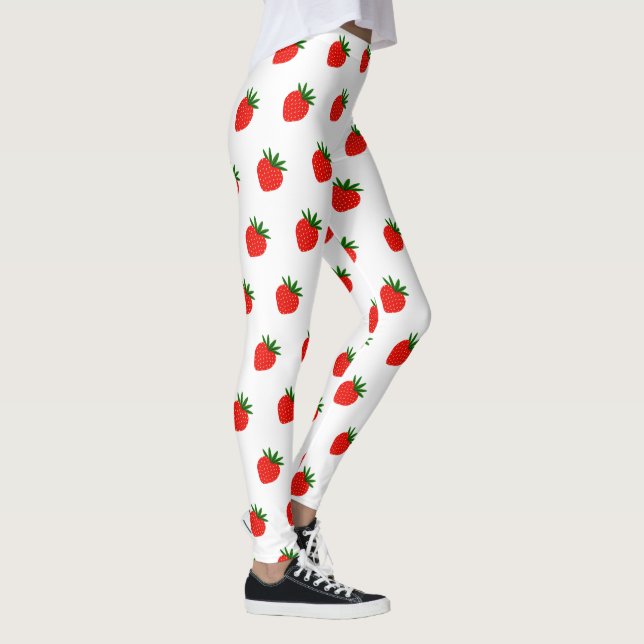 Leggings Cute Baby Girl Red Strawberry Aovers (Derecha)