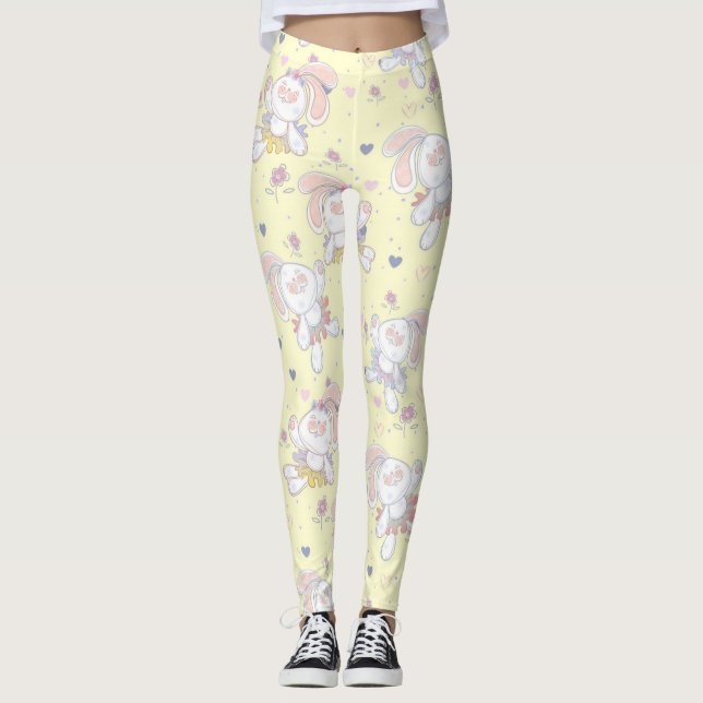 Leggings Cute Ballerinas Bunnies (Anverso)