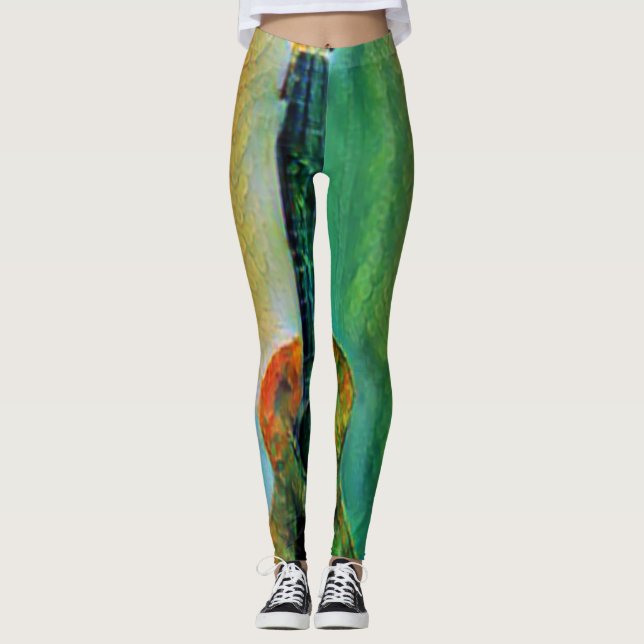 Leggings Cute Bass Guitar (Anverso)