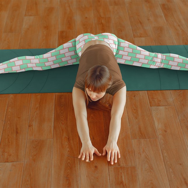 Leggings Cute Brick Wavy Chevron Green (Subido por el creador)