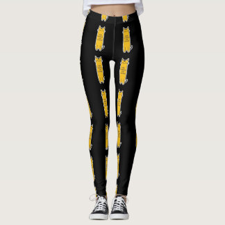 Leggings Cute Cat With Whisker Warmth Minimalist Design