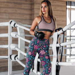 Leggings Cute Ditzy Floral Pattered | Piernas