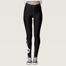 LEGGINGS CUTE FRIENDLY GHOST HALLOWEEN PERSONALIZADO DE LOG