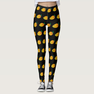 Leggings Cute Kawaii Sonriente Mango