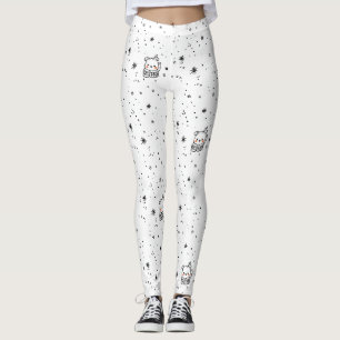 Leggings Cute Oso Polar Copo de Nieve de Invierno