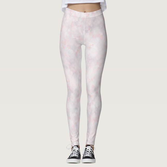 Leggings Cute Pastel Pink Bokeh (Anverso)
