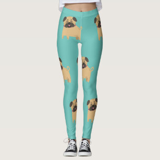Leggings Cute Pugs