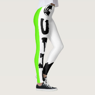 Leggings Cutie punky, verde lima
