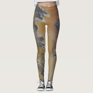 Leggings Cuto Mossy Agate Flame Rock Natural diseñado