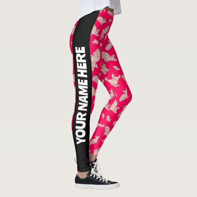Leggings Cuto Sfinx cat, rosa (Derecha)