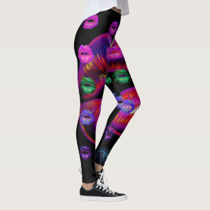 Leggings Cyber Venus Lips - Mis Labios R 4 U. Multiplicados