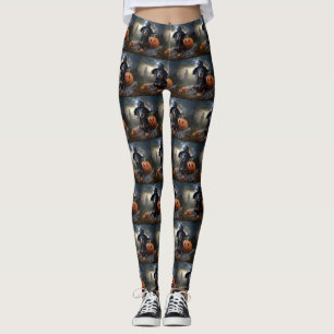 Leggings Dachshund Halloween Scary