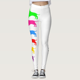 Leggings Dachshund multicolor