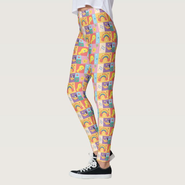 Leggings DAFFY DUCK™ y TWEETY™ - Patrón de orgullo (Izquierda)