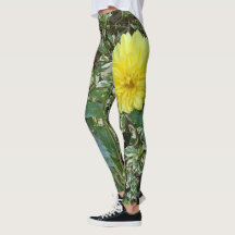 Dahlia Leggings, verde amarillo