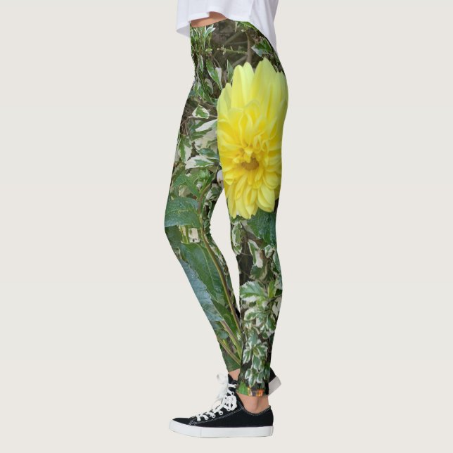 Leggings Dahlia Leggings, verde amarillo (Izquierda)