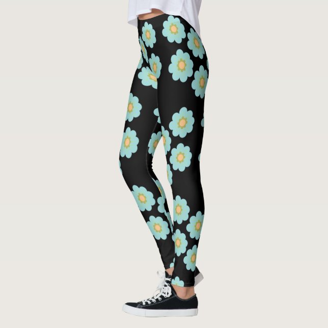 Leggings Daisies azules (Izquierda)