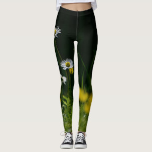 Leggings Daisy Dream: Hermosa naturaleza floral
