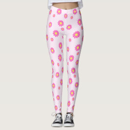 Leggings Daisy Pink