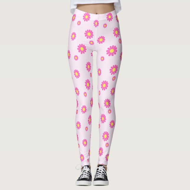 Leggings Daisy Pink (Anverso)