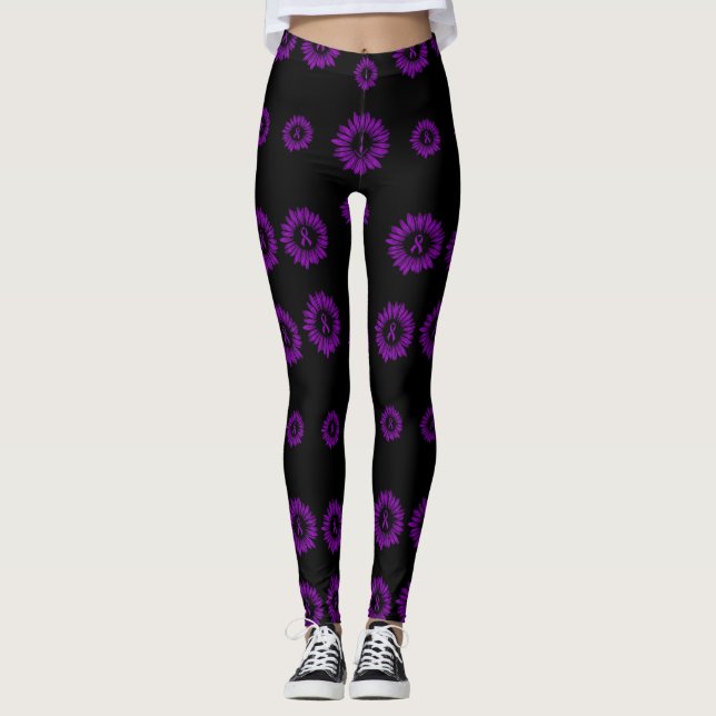 Leggings Daisy púrpura... Daisy (Anverso)